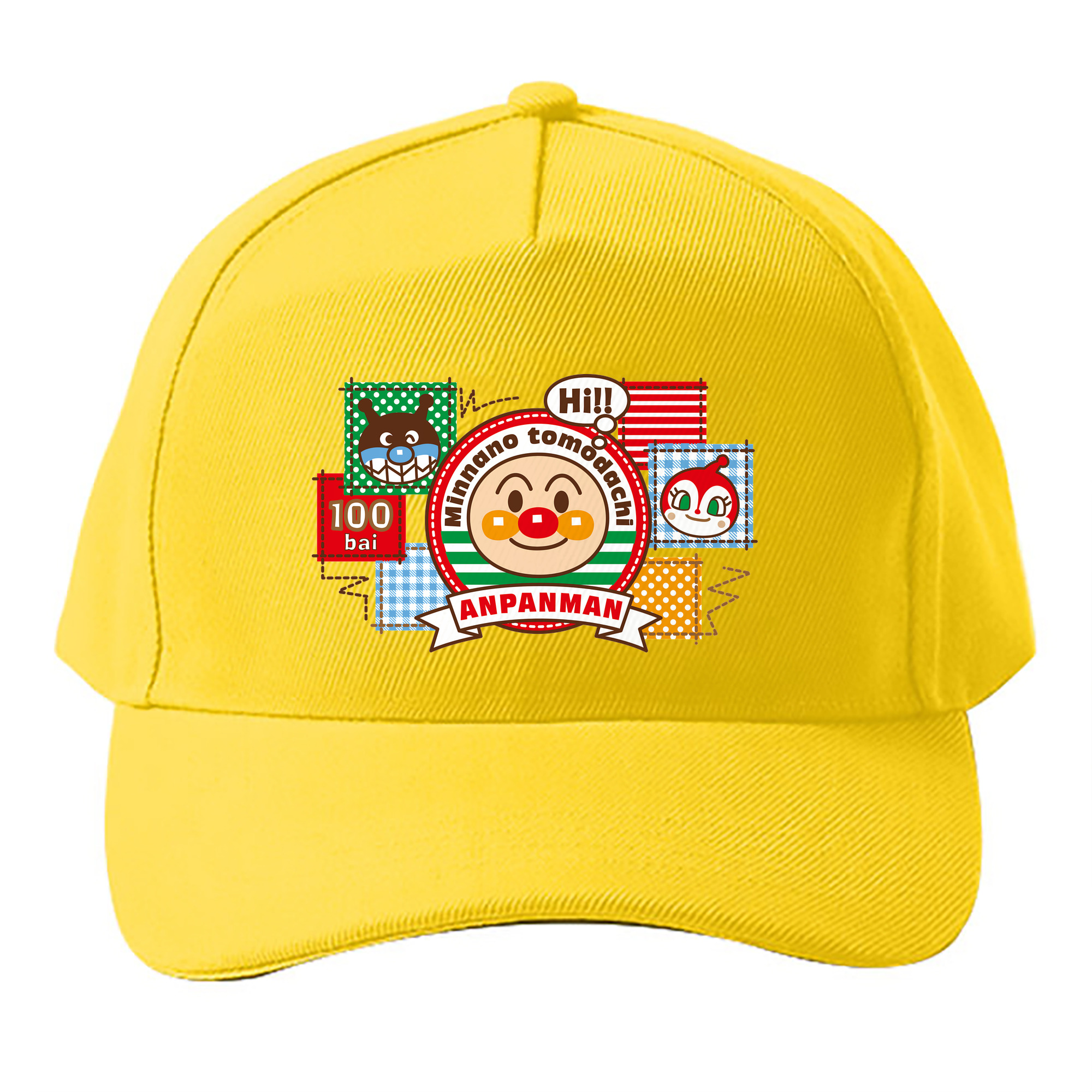 （画像用） アンパンマン Anpanman ベースボールキャップ 綿100％ 男女兼用 帽子 スポーツ